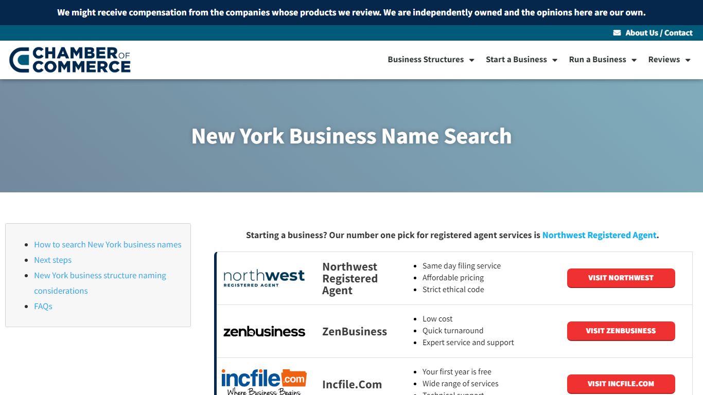 New York Business Name Search | Chamber of Commerce
