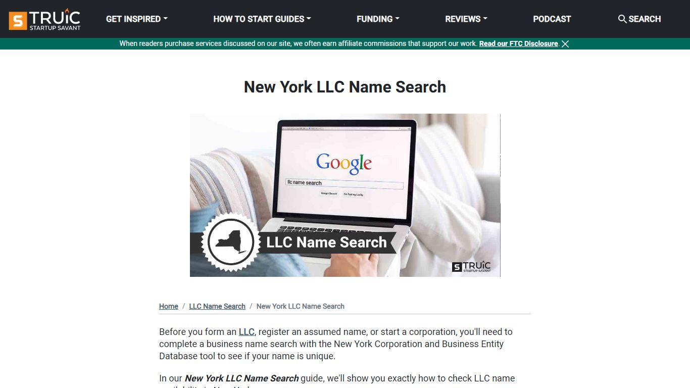 LLC Name Search New York - LLC Name Search NY | TRUiC - Startupsavant.com