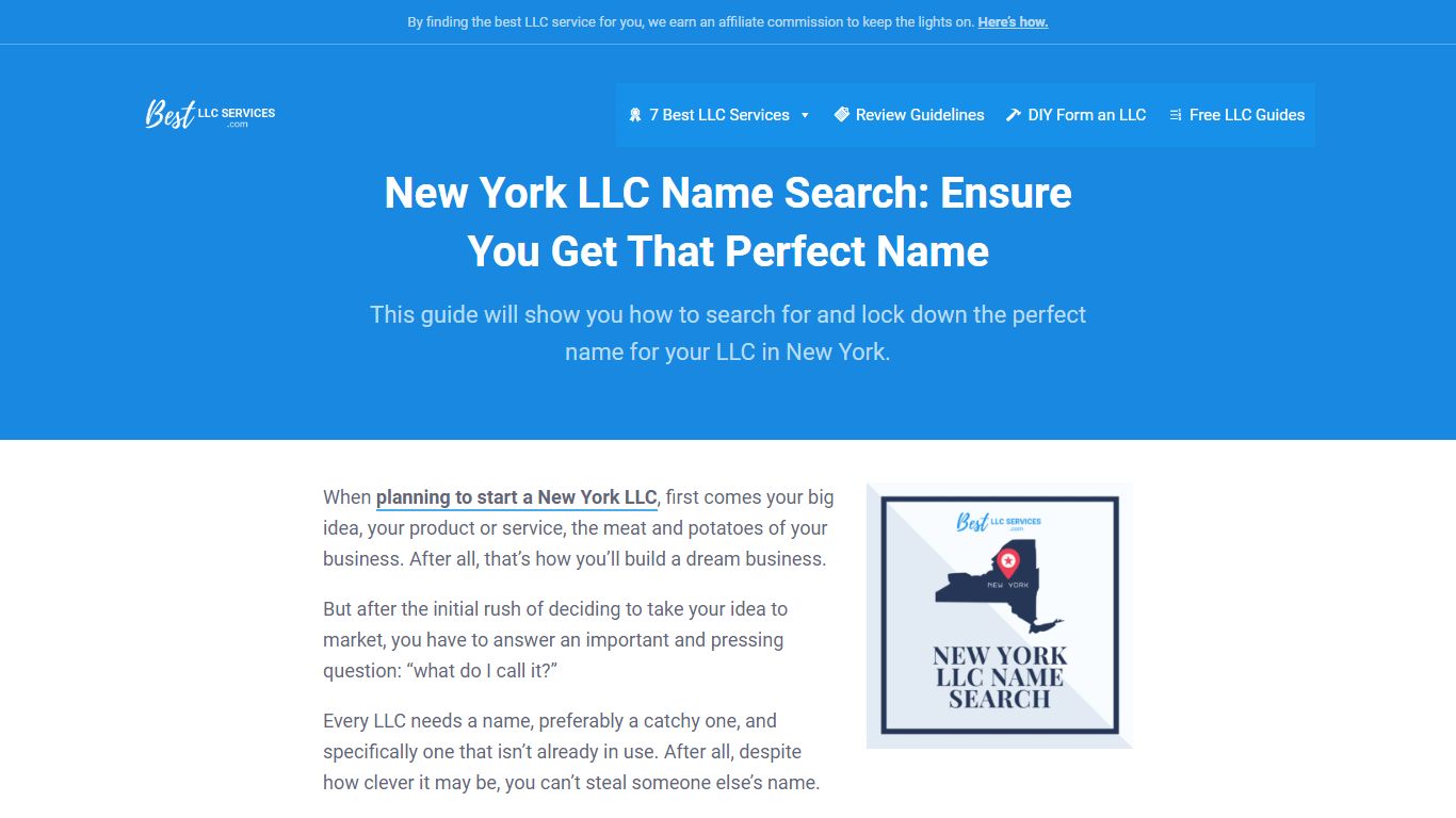 New York LLC Name Search: Ensure You Get That Perfect Name